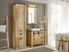 Badkamerset Cirtale 136 (Verouderd hout + Antraciet)