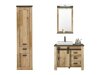 Badkamerset Cirtale 136 (Verouderd hout + Antraciet)