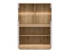 Dressoir Teselbu 105 (Wit + Eiken)