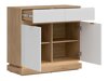 Ladekast Teselbu 102 (Wit + Eiken)