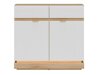 Ladekast Teselbu 102 (Wit + Eiken)