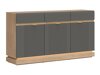 Ladekast Teselbu 104 (Grijs + Eiken)