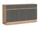 Ladekast Teselbu 104 (Grijs + Eiken)