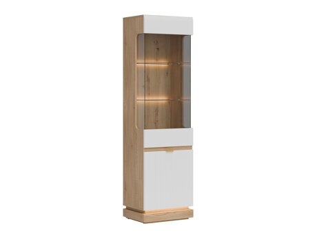 Boekenkast Teselbu 109 (Wit + Eiken)