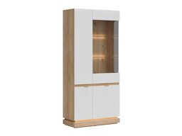 Boekenkast Teselbu 111 (Wit + Eiken)