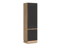 Boekenkast Teselbu 112 (Antraciet + Eiken)