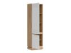Boekenkast Teselbu 112 (Wit + Eiken)