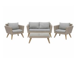 Dārza mēbeļu komplekts Berwyn 2626 (Taupe + Pelēks)