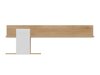 Étagère murale Teselbu 115 (Blanc + Chêne)
