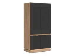 Kledingkast Teselbu 113 (Antraciet + Eiken)