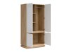 Kledingkast Teselbu 113 (Wit + Eiken)