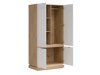 Kledingkast Teselbu 113 (Wit + Eiken)