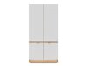 Kledingkast Teselbu 113 (Wit + Eiken)