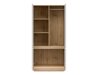 Kledingkast Teselbu 113 (Wit + Eiken)