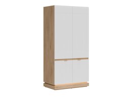 Riidekapp Teselbu 113 (Valge + Tamm)