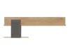 Wandplank Teselbu 115 (Grijs + Eiken)