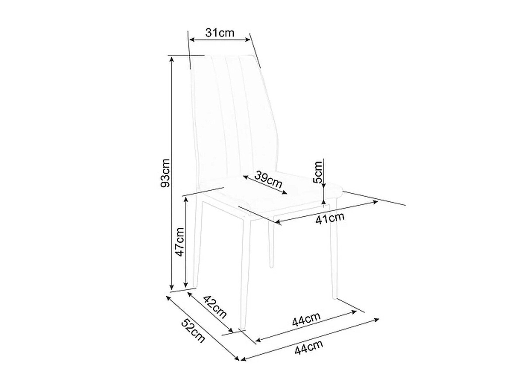 Stol Detroit 738 (Beige)