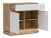 Woonkamerset Teselbu 116 (Wit + Eiken)