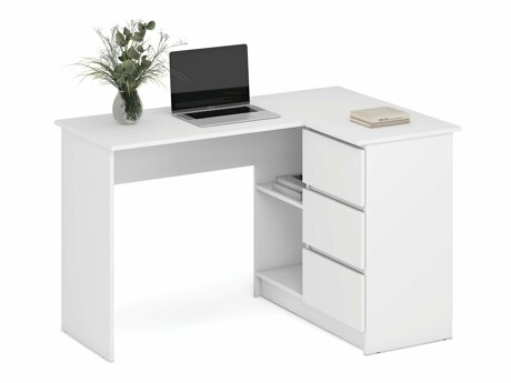Hjørneskrivebord Houston 1950 (Hvid)