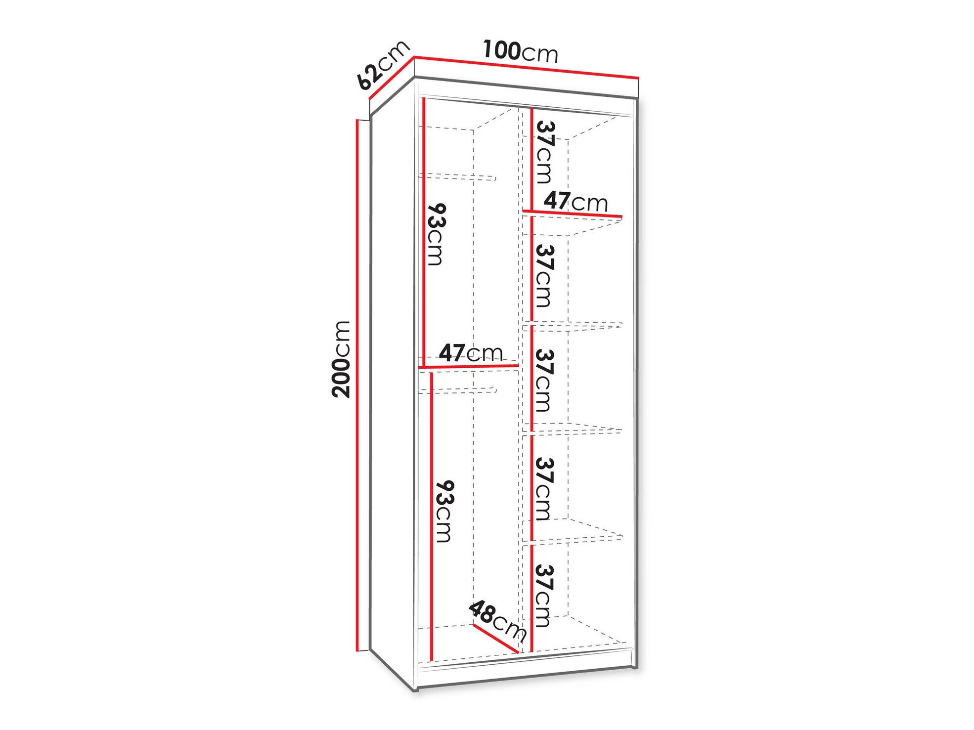 Garderobeskab Hartford 498 (Artisan eg)