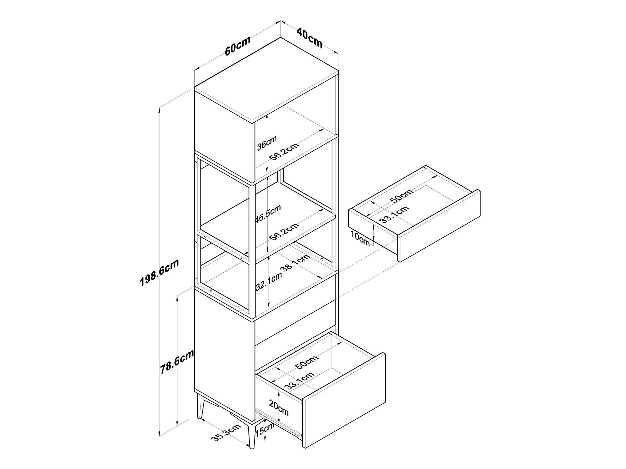 Mobilier multifuncțional Kailua 2503