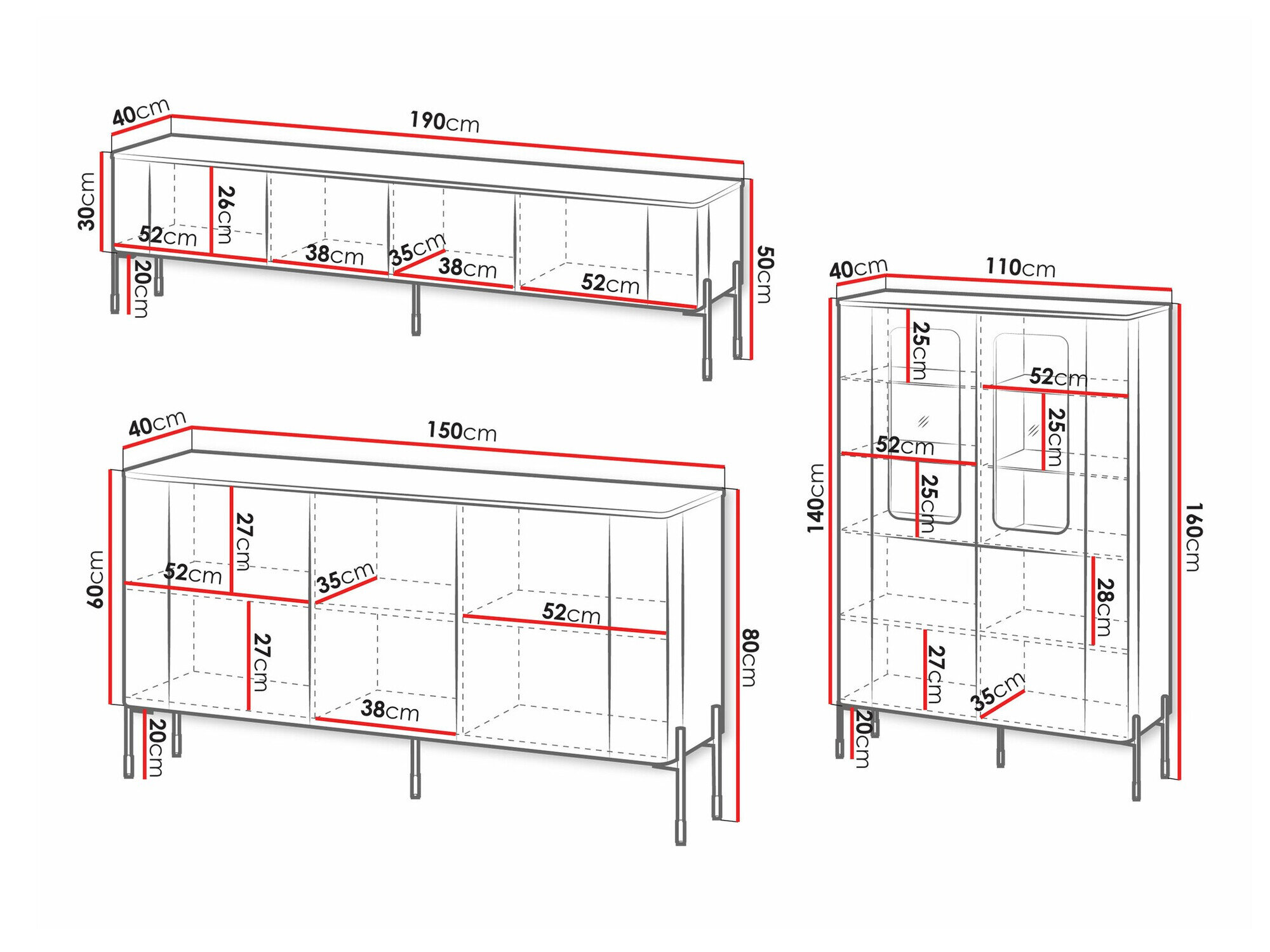 Stuemøbelsæt Nobilitas (Kashmir)