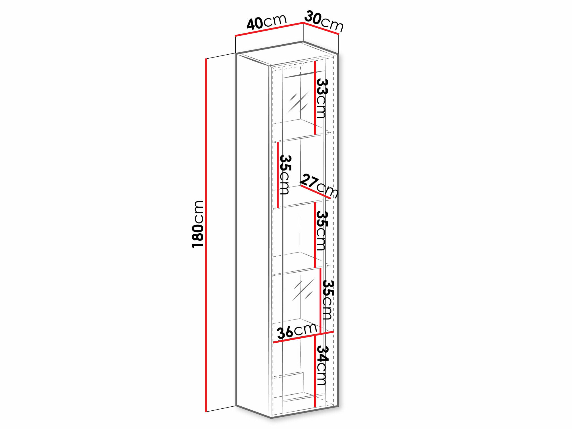 Vægreol Vilrin IV (Sort + Wotan eg)