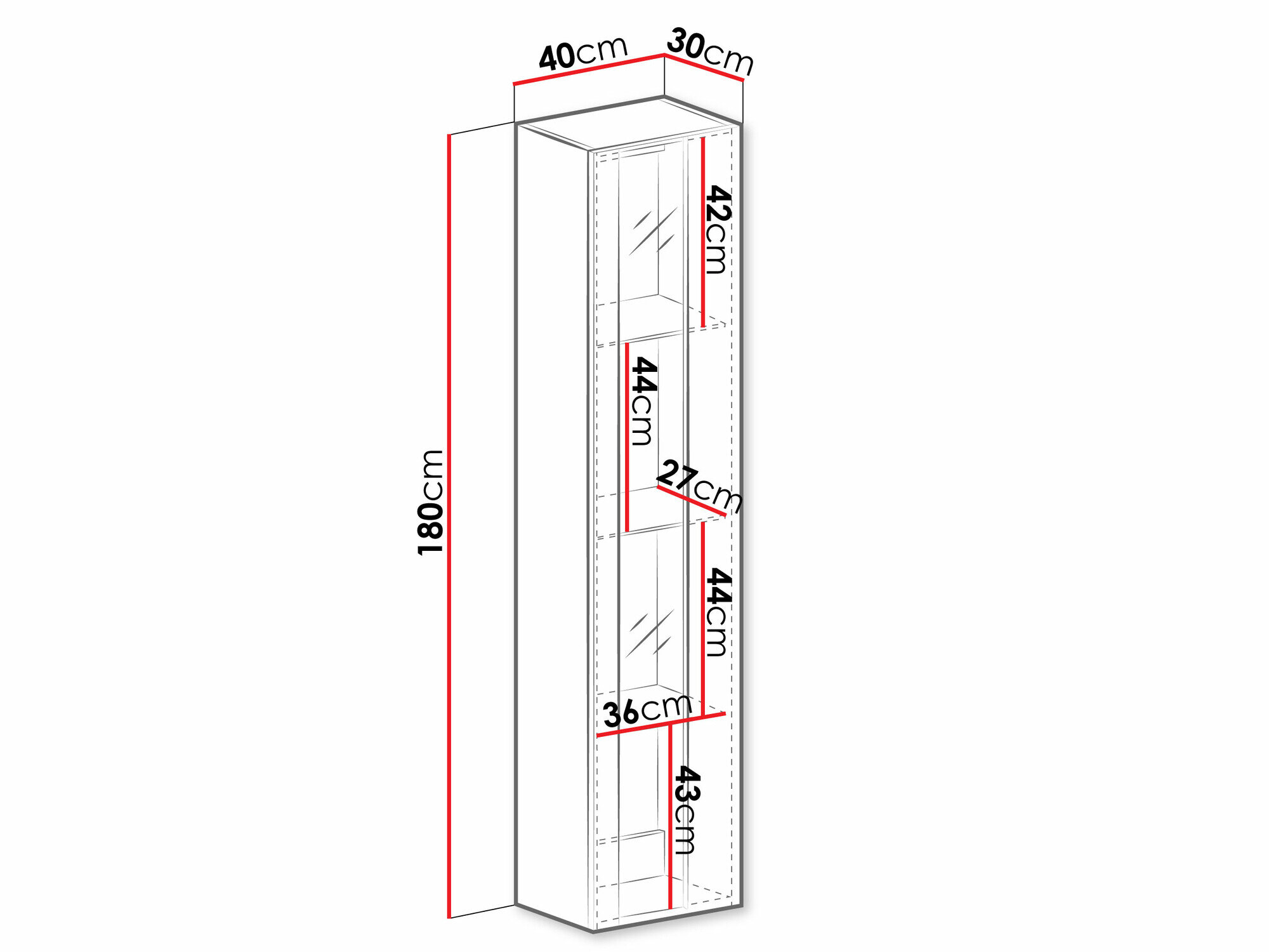 Vægreol Vilrin V (Hvid + Glansfuld hvid)