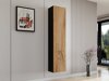 Wandplank Vilrin II (Zwart + Wotan eik)