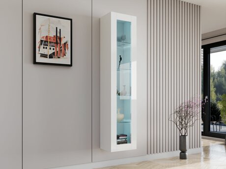 Wandplank Vilrin IV (Wit + Glanzend wit)