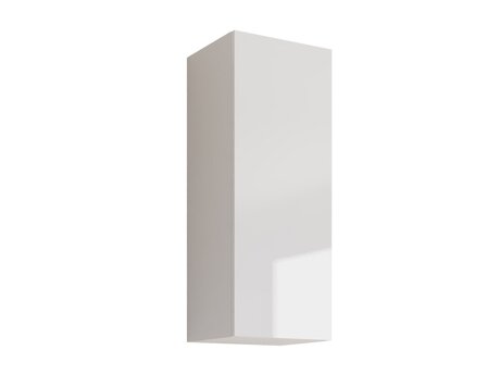 Armario de pared Vilrin VI (Blanco + Blanco brillante)