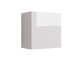 Armoire murale Vilrin I (Blanc + Blanc brillant)
