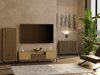 Dressoir Orlsone 108 (Zwart + Artisan eiken)