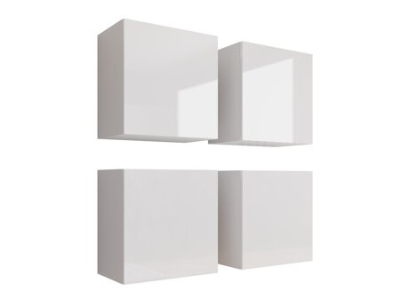 Kasten set Vilrin (Wit + Glanzend wit)