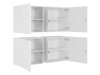 Kasten set Vilrin (Zwart + Glanzend zwart)