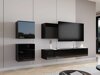 TV-bord Vilrin II (Sort + Blank sort)