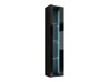 Wandplank Vilrin V (Zwart + Glanzend zwart)