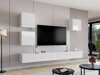 Woonkamerset Vilrin III (Wit + Glanzend wit)