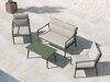 Buiten meubilair set Dallas 4831 (Groen + Beige)