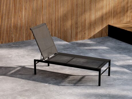 Loungestoel voor buiten Dallas 4834 (Zwart)