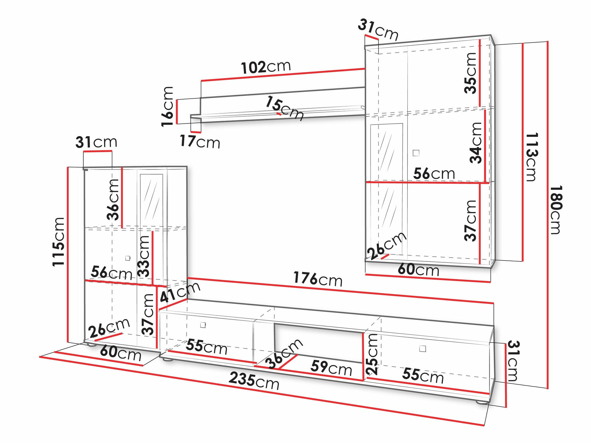Stuemøbelsæt Studio