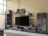 Living room set Torvire 107 (Dark concrete)