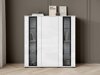 Dressoir Torcame 100 (Wit + Glanzend wit)