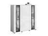 Dressoir Torcame 100 (Wit + Glanzend wit)