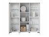 Dressoir Torcame 100 (Wit + Glanzend wit)