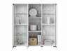 Dressoir Torcame 100 (Wotan eik + Glanzend wit)
