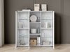 Dressoir Torcame 100 (Wotan eik + Glanzend wit)