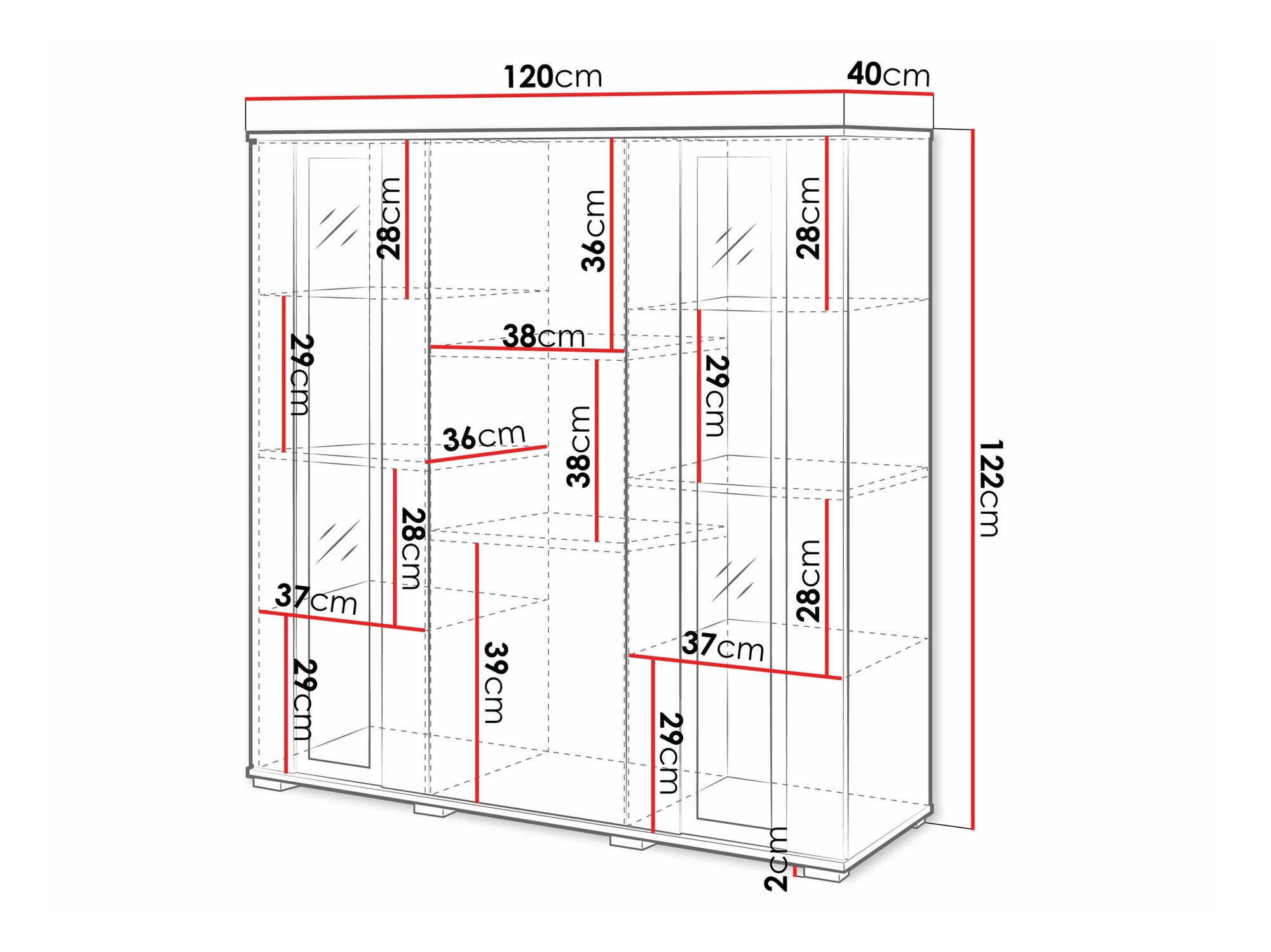 Dressoir Torcame 100 (Wotan eik)