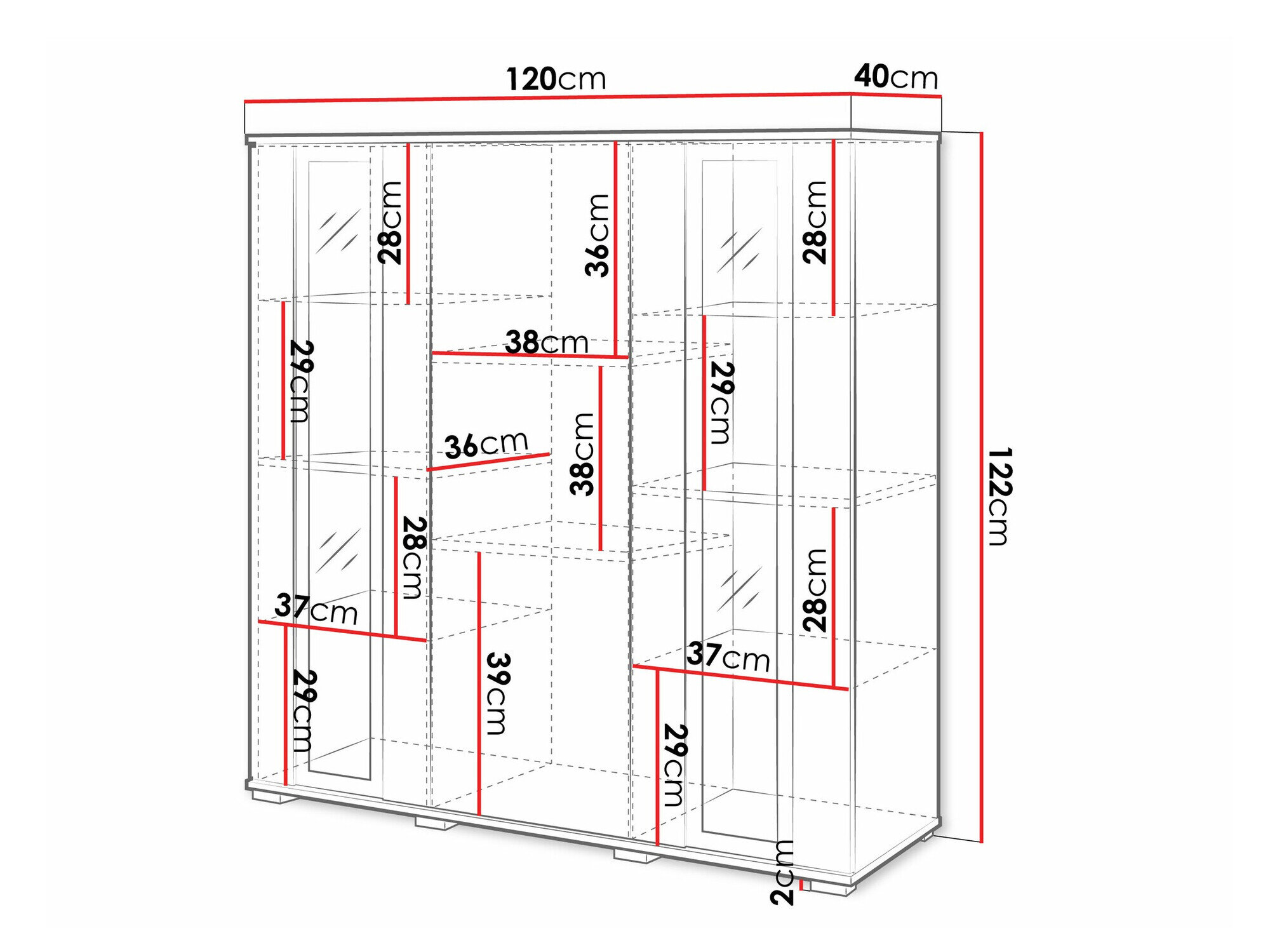 Skænk Torcame 100 (Sort)