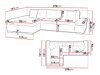 Hjørnesofa Comfivo 219 (Zetta 291 + Matana 17)